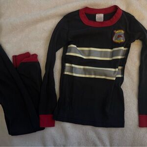 Hanna Andersson Black and Red Kids Pajama Set